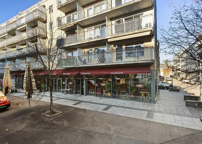 아파트 Charming With Balcony Rooftop Access 오슬로